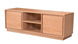 MD Moni Solid Timber 2 Door 1 Niche TV Unit