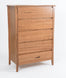 MD Sevres Marri Timber 5 Drawer Tallboy