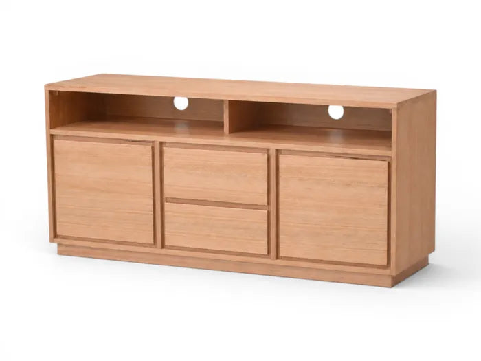 MD Moni Solid Timber 2 Door 2 Drawer TV Unit