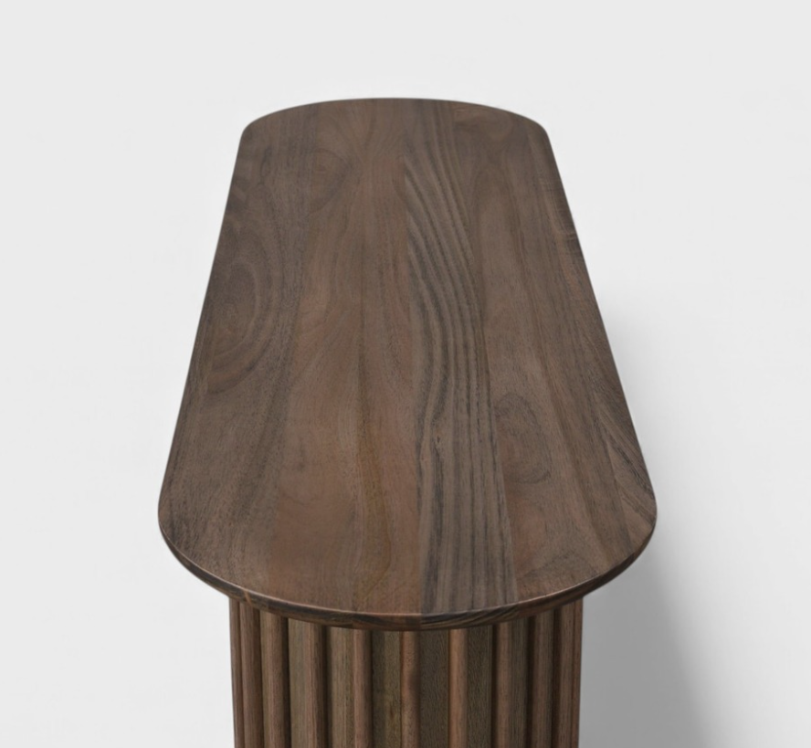 MD Hobart Solid Timber D End Hall Table