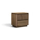 MD Hobart Solid Timber 2 Drawer Bedside Table