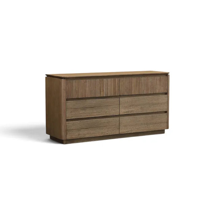 MD Hobart Solid Timber 6 Drawer Low Chest