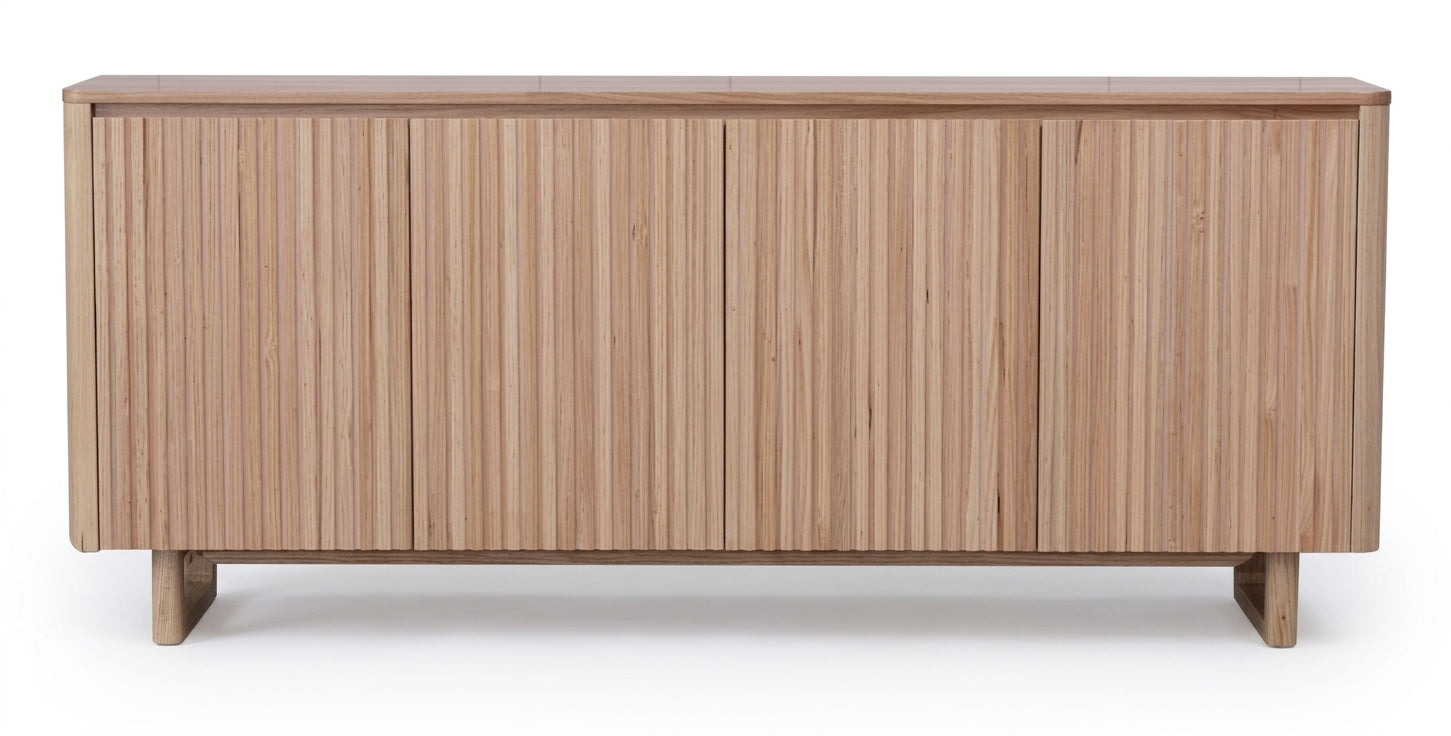 MD Oscar Solid Timber 4 Door Buffet