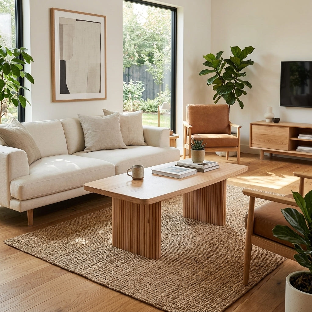 MD Spring Solid Timber Coffee Table