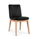 MD Bright Timber and Leather Chairs