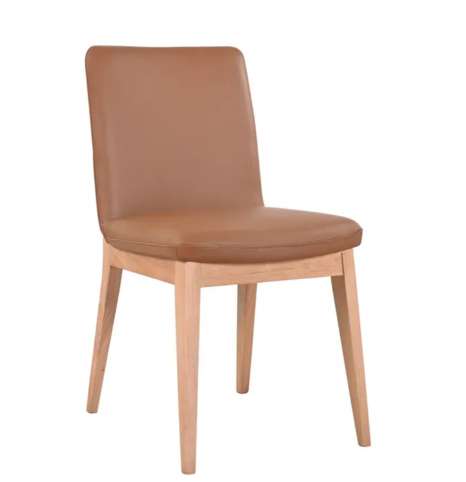 MD Bright Cognac Leather Chair