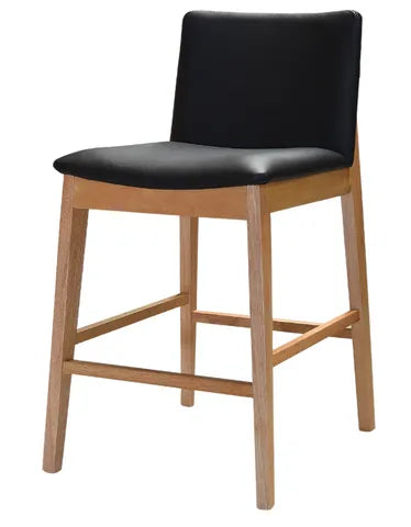 MD Bond Bar Stool - Black Leather