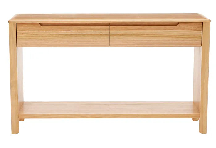 MD Laura Hall Table with 2 Drawers - Natural Ash