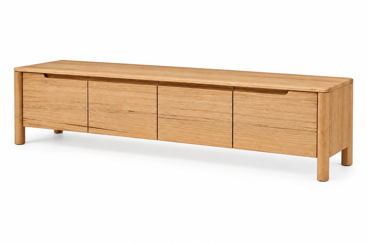 MD Laura Solid Timber 4 Door TV Unit