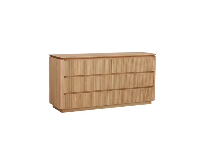 MD Prada Low Chest with 6 Drawers  Ash
