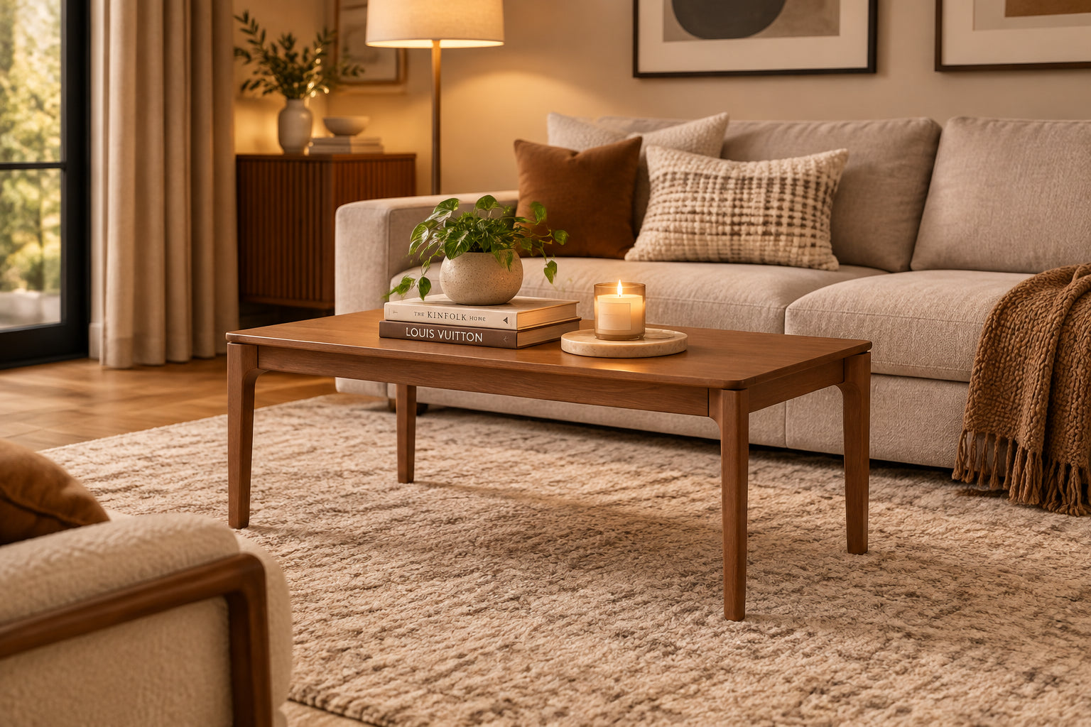 MD Pathway Solid Timber Coffee Table