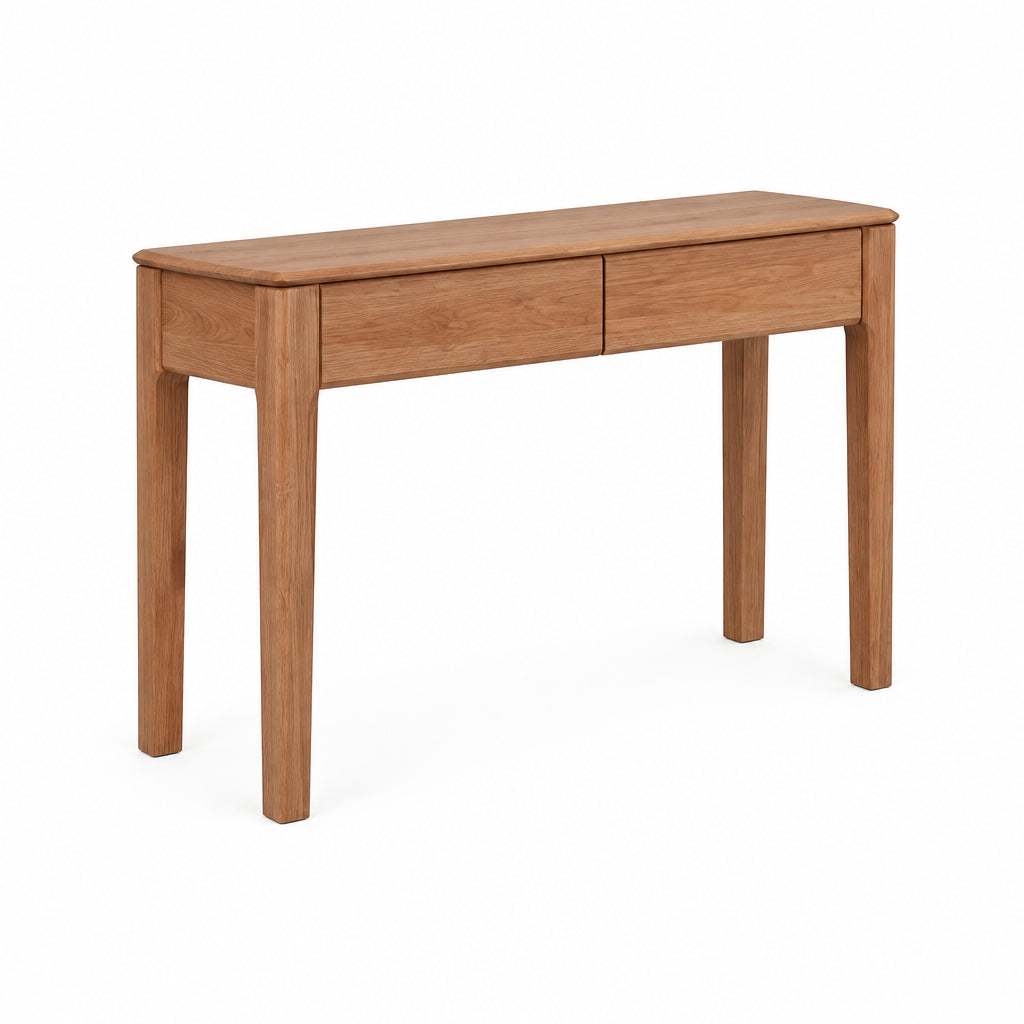 MD Pathway Solid Timber 2 Drawer Hall Table
