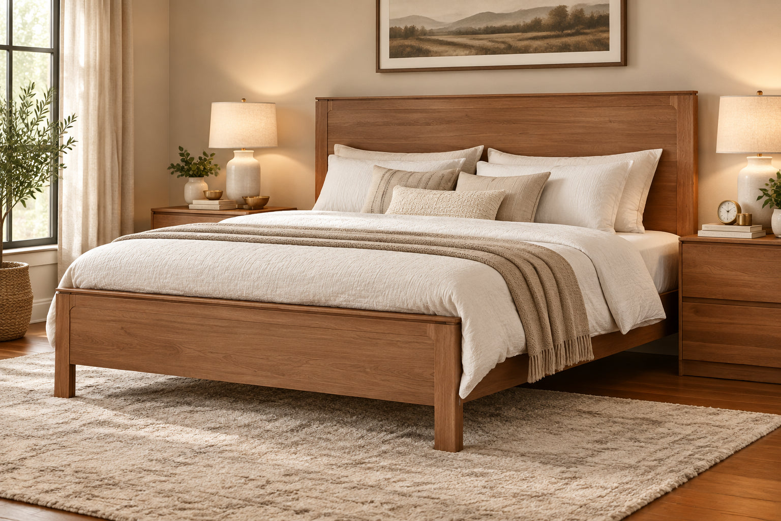 MD Pathway Solid Timber King Bed