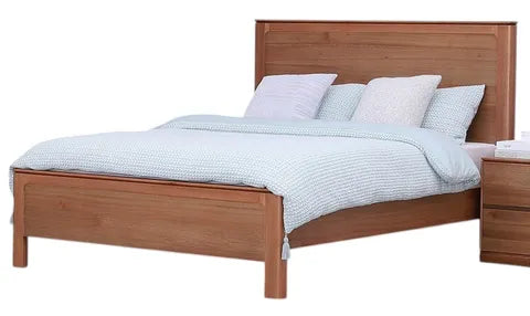 MD Prathway Queen Bed Ash Stained