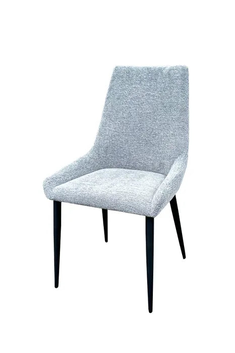 MD Bronte Chair Fabric - Grey and Onyx