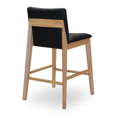 MD Bond Bar Stool - Black Leather
