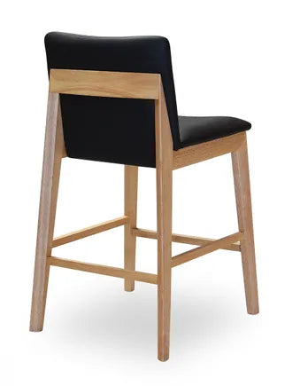 MD Bond Bar Stool - Black Leather