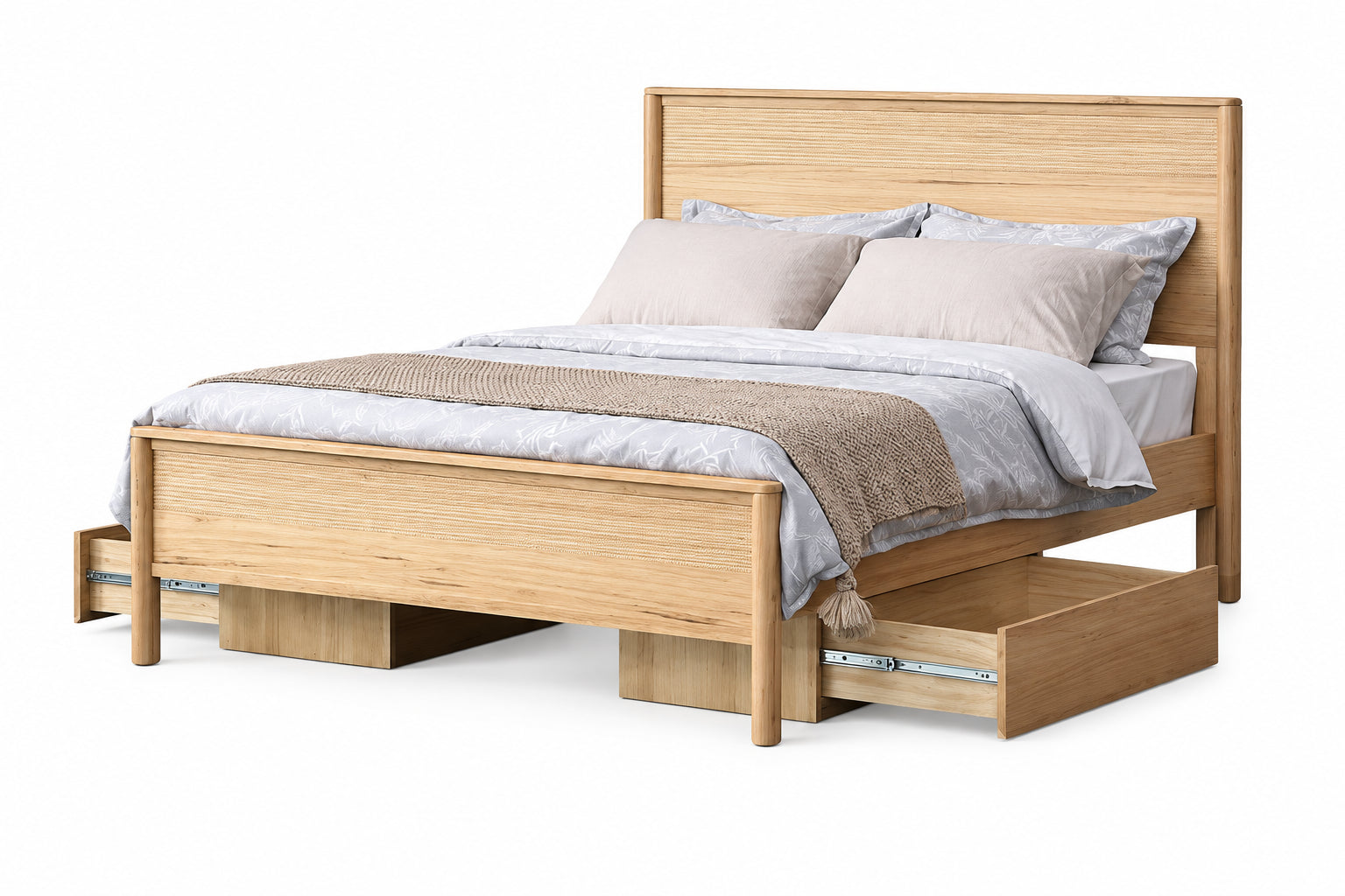 MD Laura Solid Timber Queen Bed