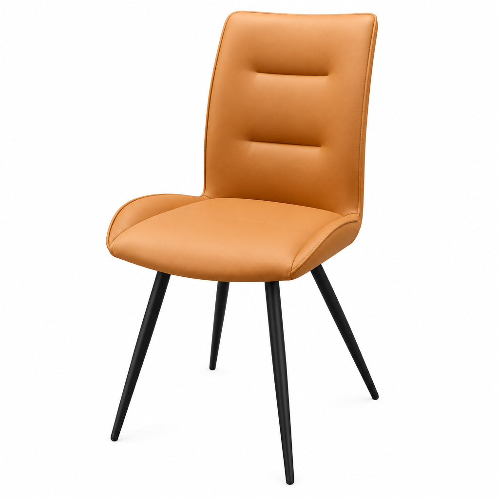MD Norwest PU Upholstered Metal Leg Dining Chair
