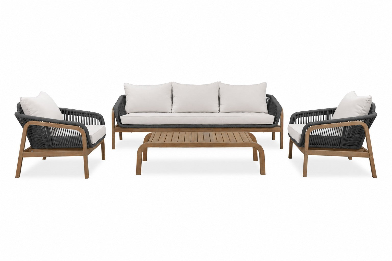 CR Cameo 4 Piece Outdoor Lounge Set with Cushion