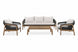 CR Cameo 4 Piece Outdoor Lounge Set with Cushion