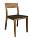 MF Danish Timber Framed Leather Seat Dining Chair