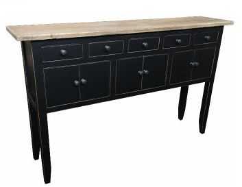 MF Rudolph 5 Drawer 6 Door Hall Table