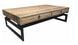 MF Torano 2-Drawer Metal Framed Coffee Table