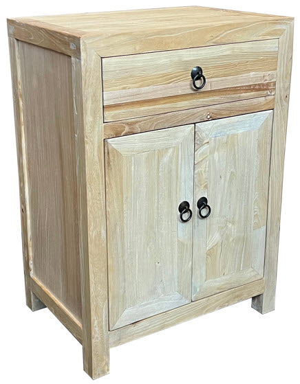 MF 1 Drawer 2 Doors Bedside Cabinet