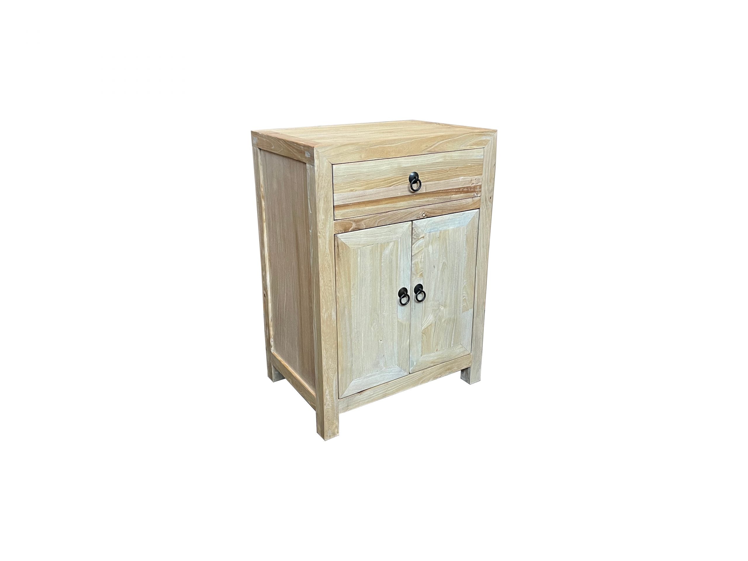 MF 1 Drawer 2 Doors Bedside Cabinet