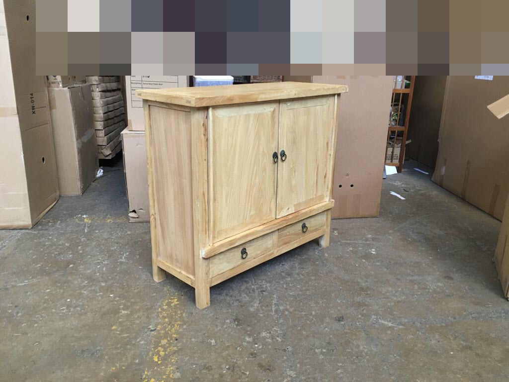 MF Chinese Antique Reproduction 2 Door 2 Drawer Cabinets