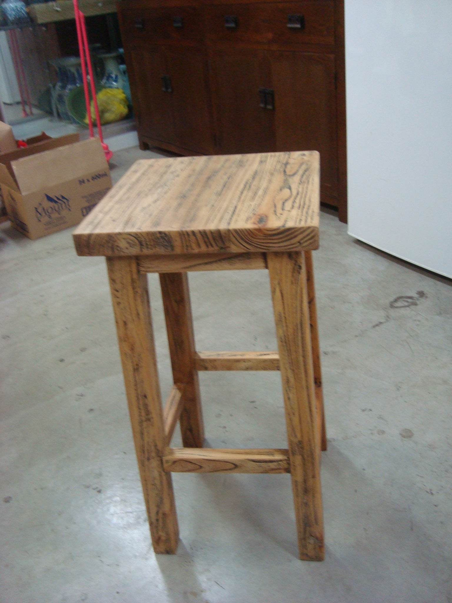 MF Flint Stool Square Seat