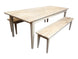 MF Hampton Solid Timber Bench