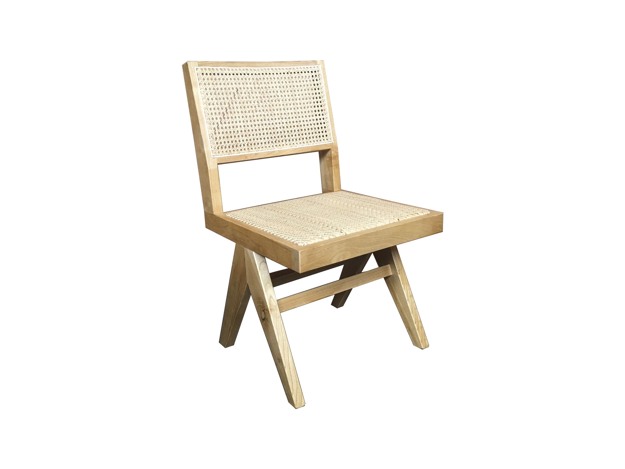 MF Pier Timber and Rattan Chair