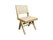 MF Pier Timber and Rattan Chair