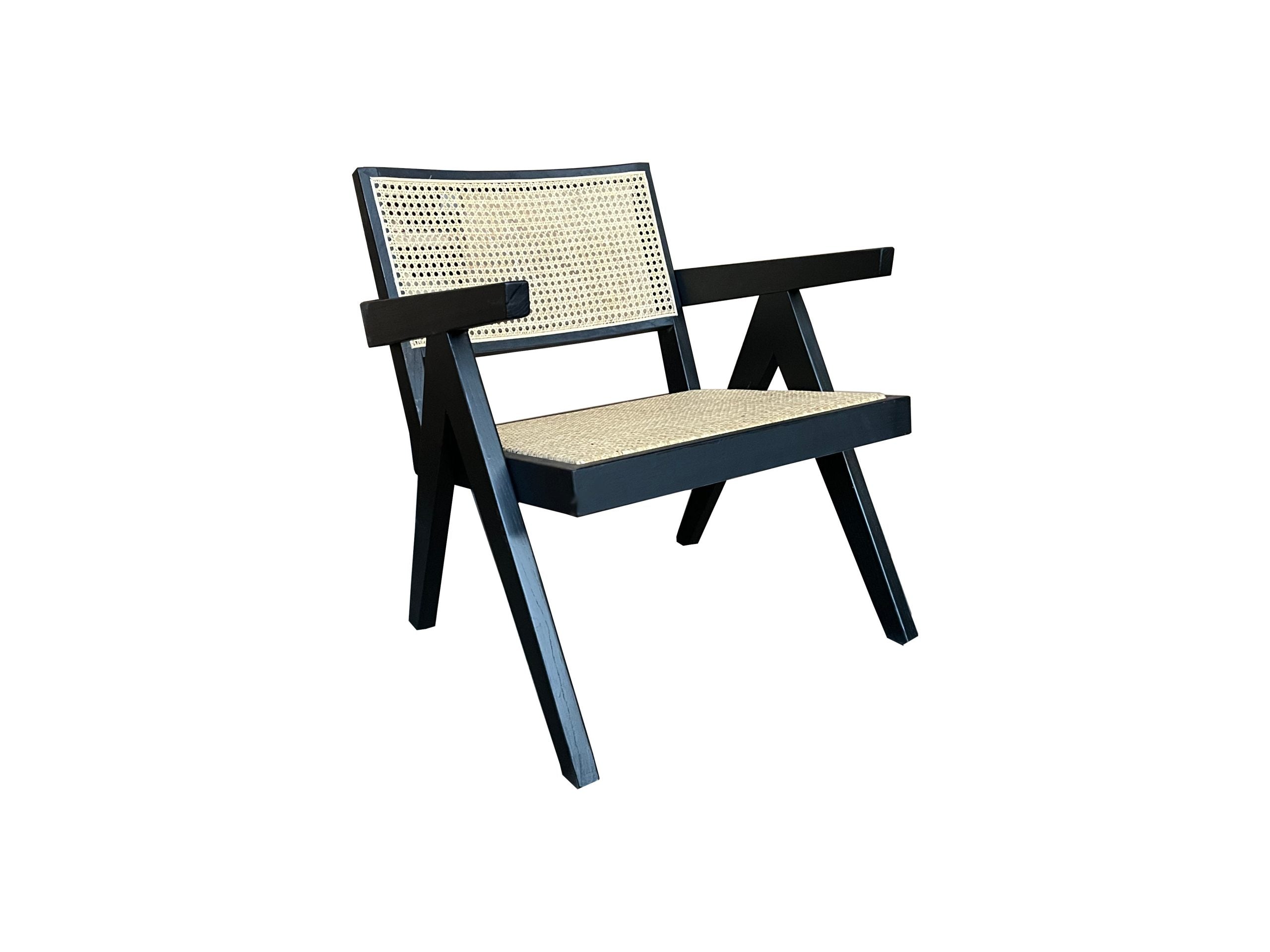 MF Pier Timber and Rattan Lounge Chair