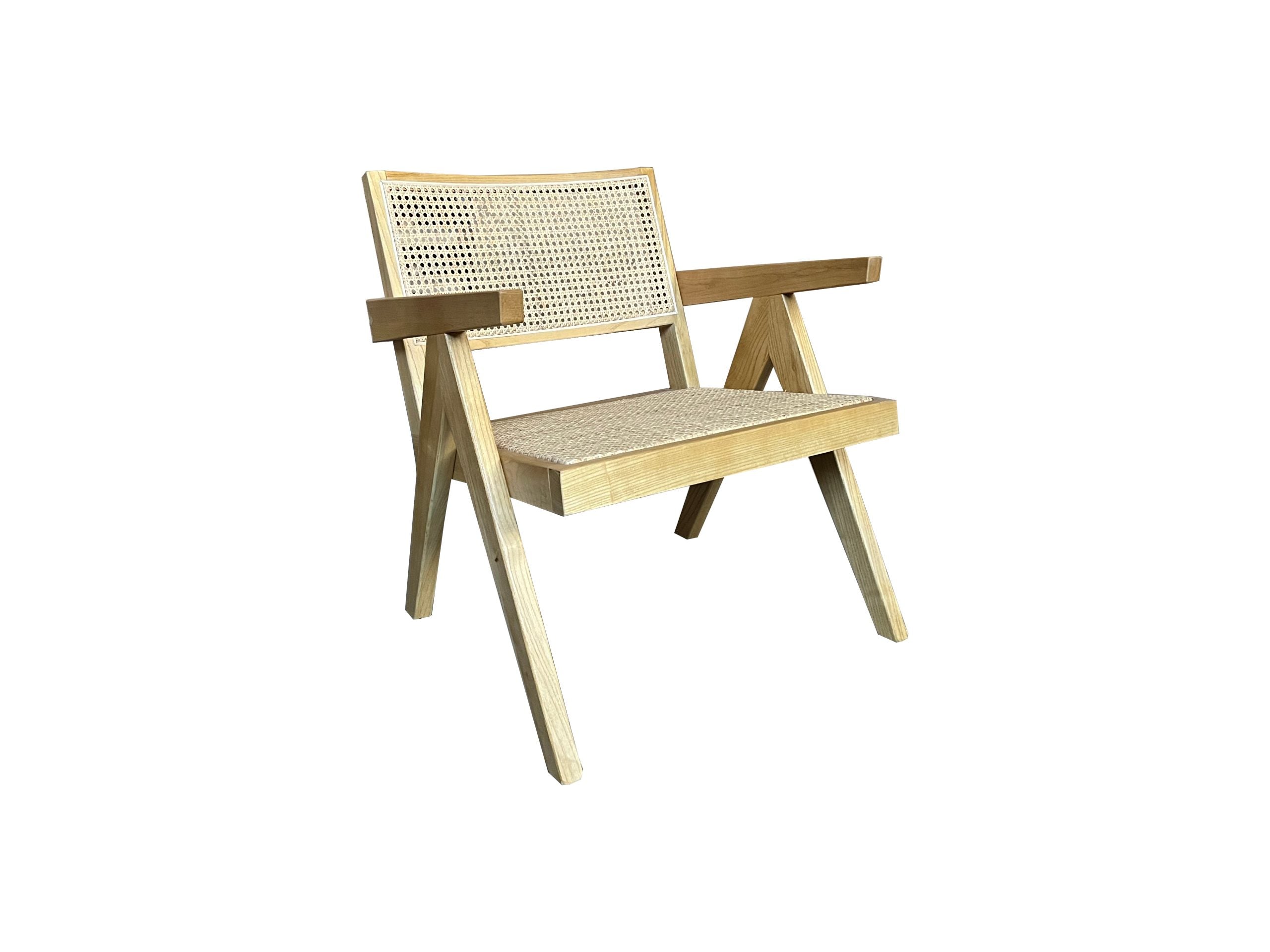 MF Pier Timber and Rattan Lounge Chair