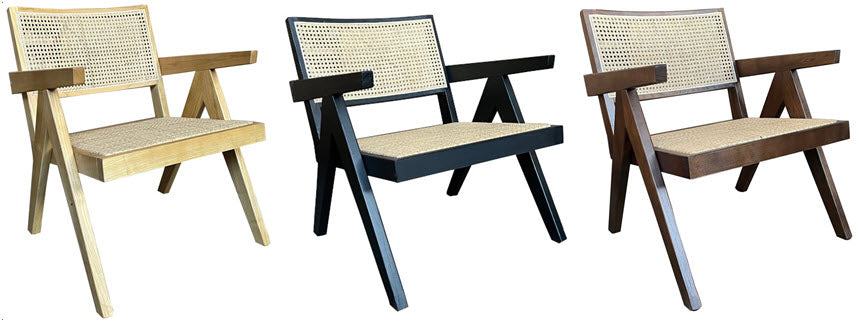 MF Pier Timber and Rattan Lounge Chair