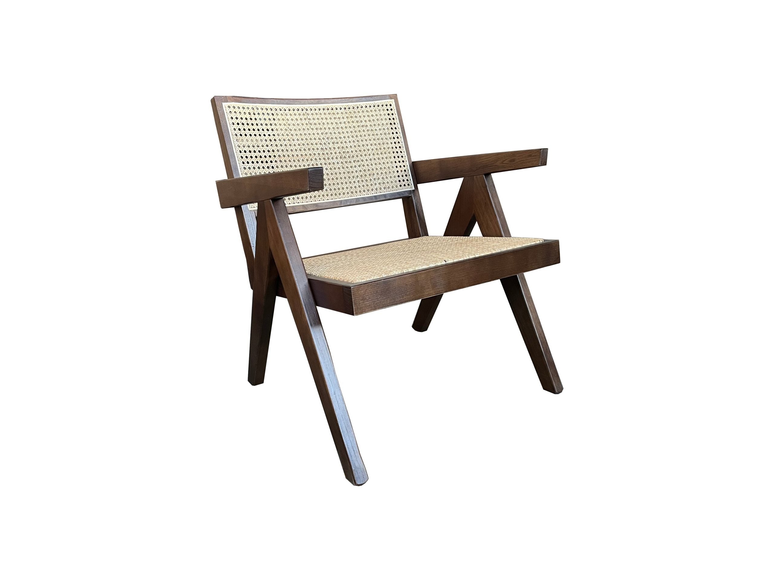 MF Pier Timber and Rattan Lounge Chair