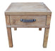 MF Recycled Elm 1 Drawer Lamp Table