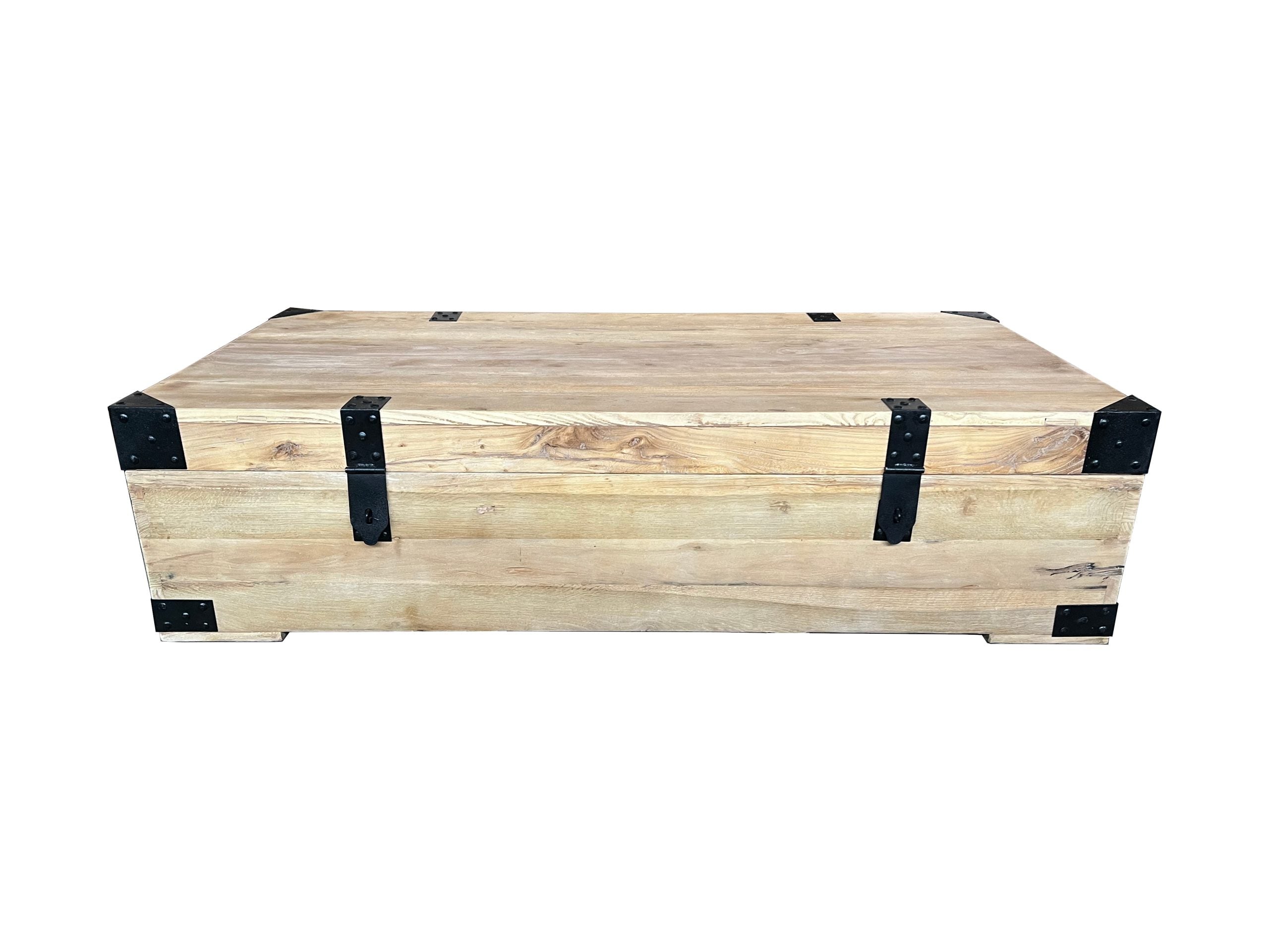 MF Recycled Elm and Iron Trunk