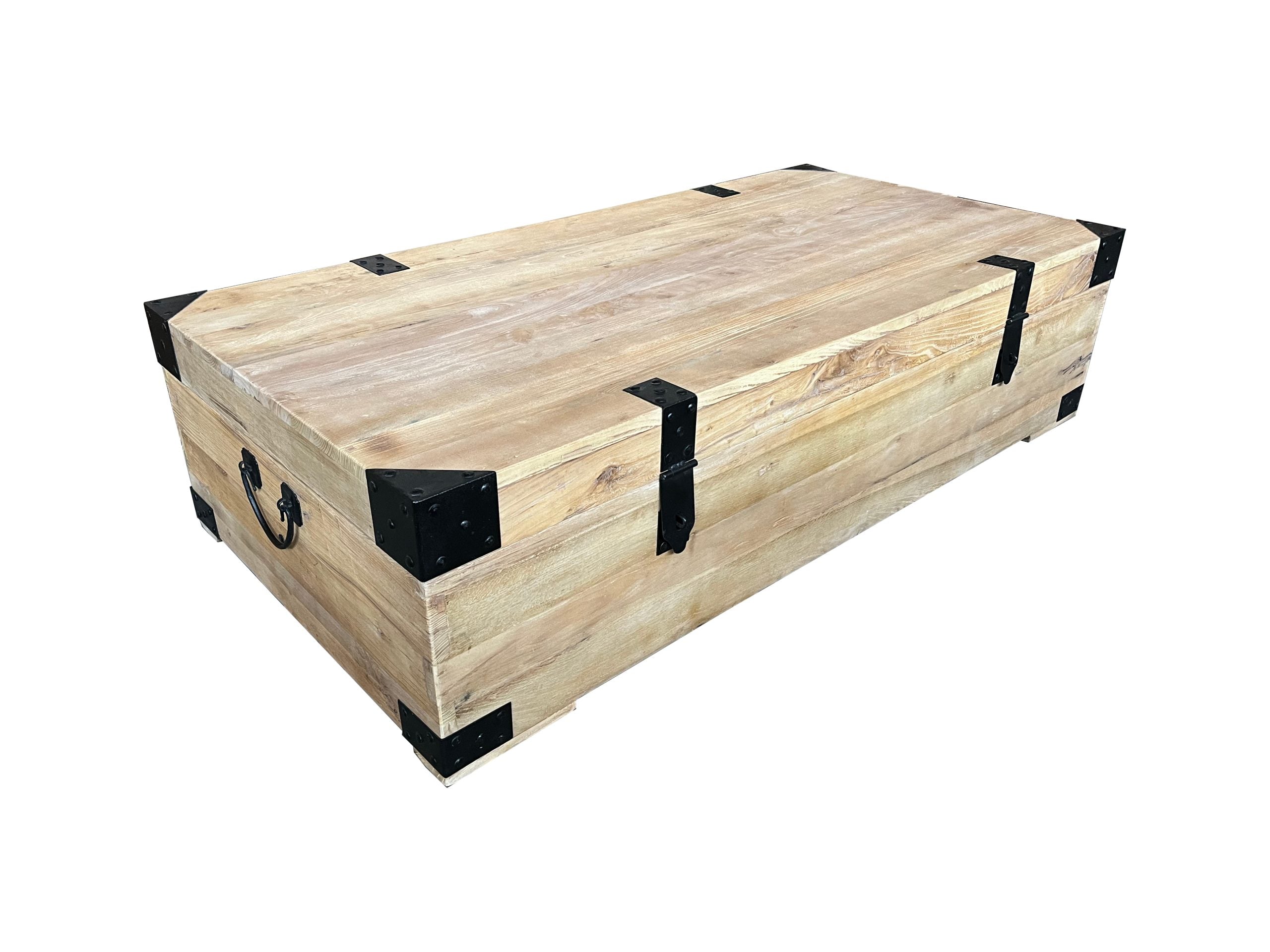 MF Recycled Elm and Iron Trunk