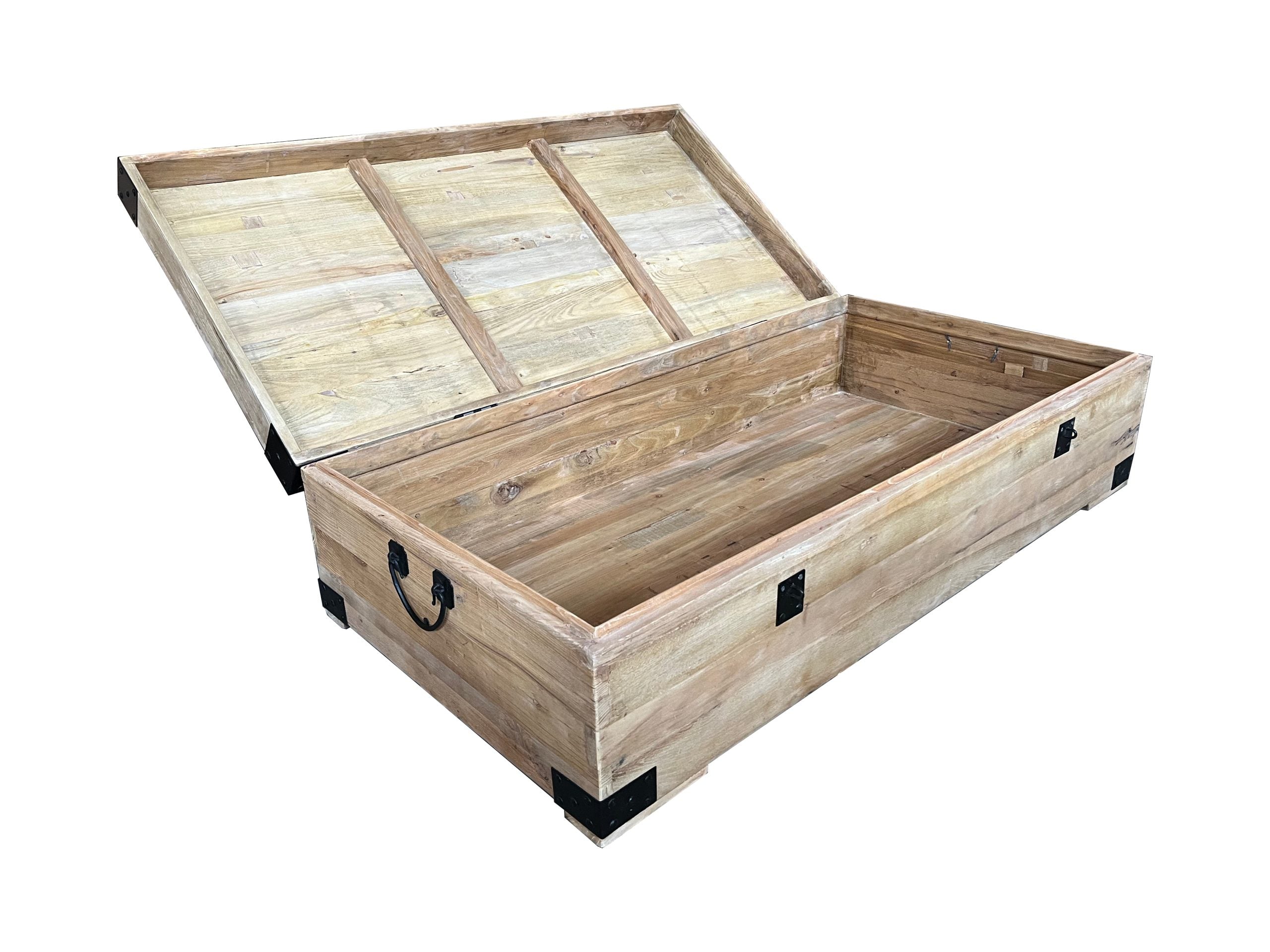 MF Recycled Elm and Iron Trunk