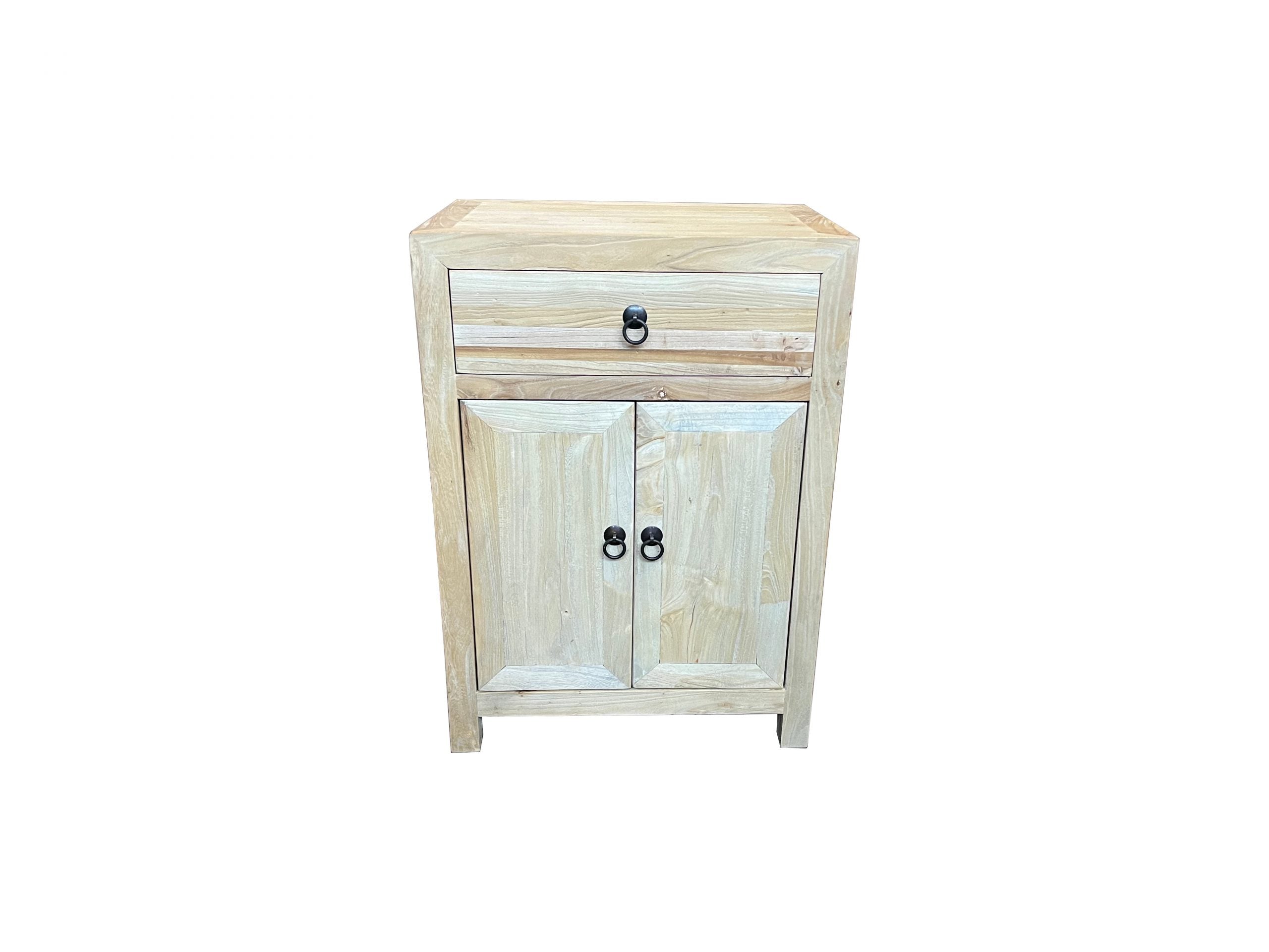 MF 1 Drawer 2 Doors Bedside Cabinet