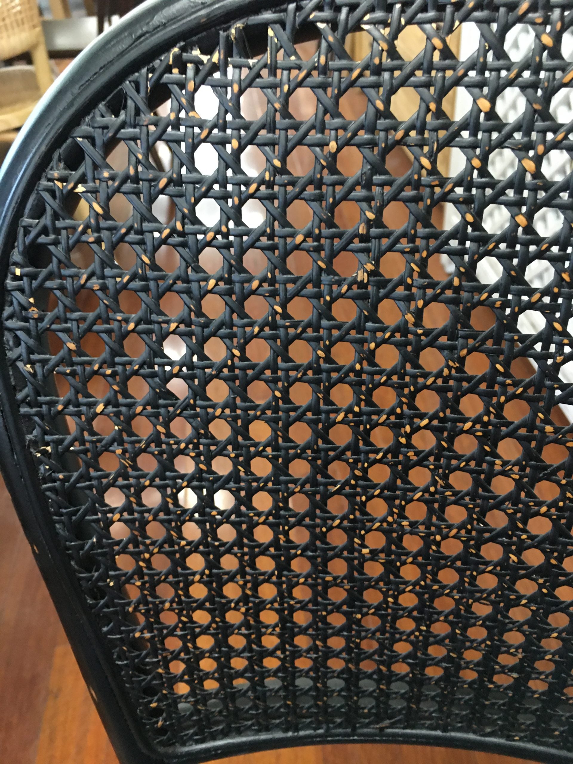 MF Bahamas Dining Chair in Rattan Seat & Backrest