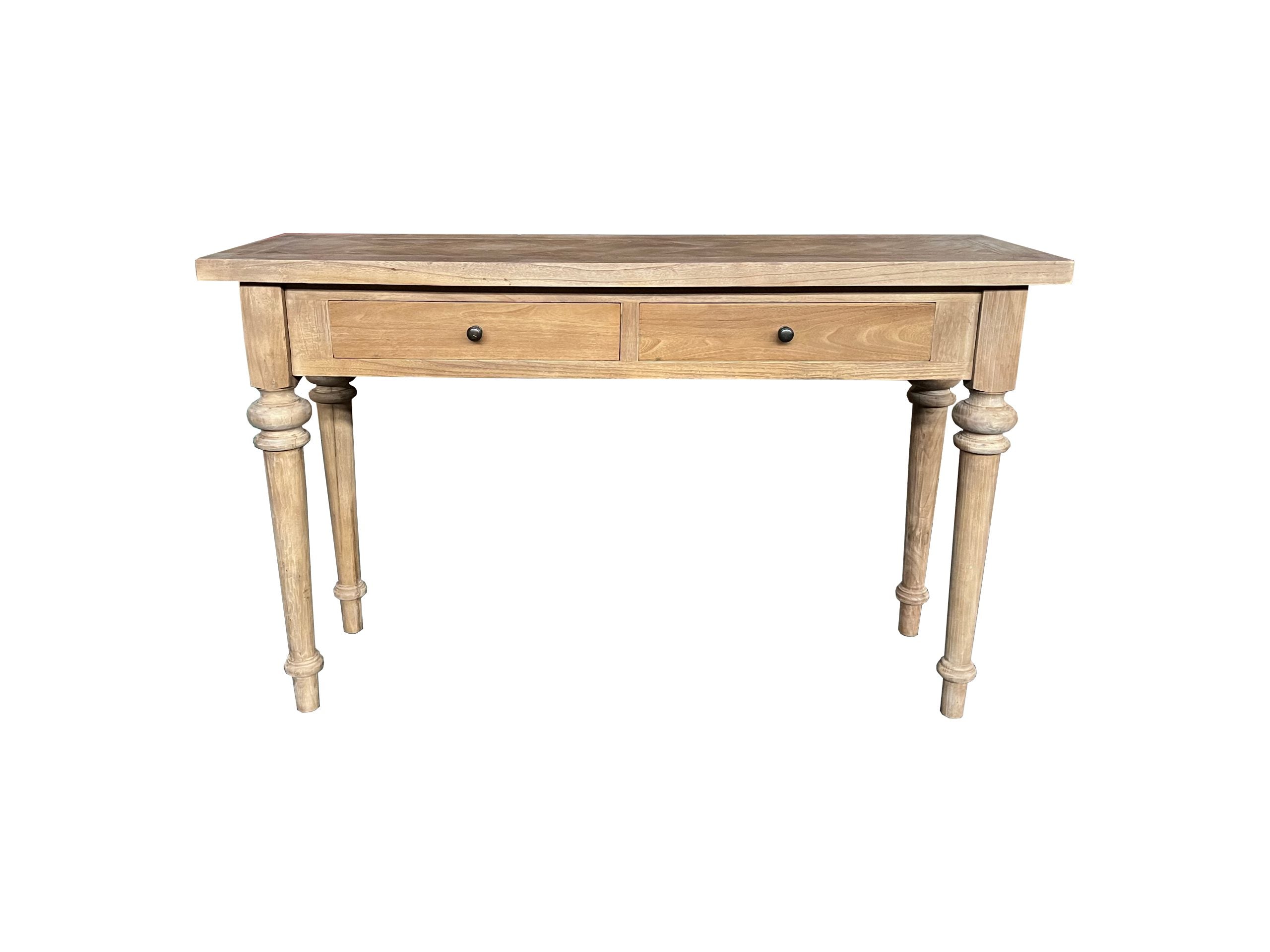 MF Queens 2 and 3 Drawers Hall Table