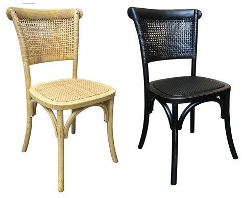 MF Paris Chairs in Rattan Seat & Back