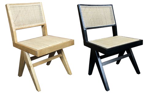 MF Pier Timber and Rattan Chair