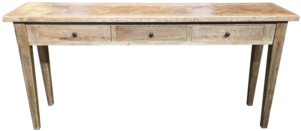 MF Queens 2 and 3 Drawers Hall Table