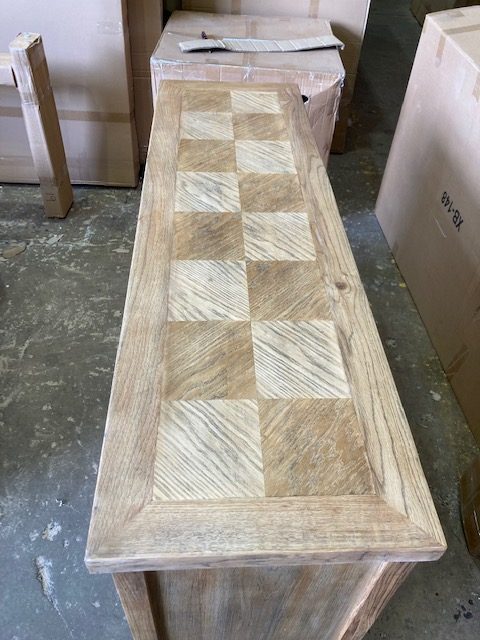 MF Queens 2 and 3 Drawers Hall Table